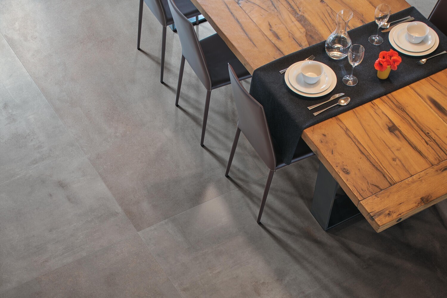 Grès cérame Boost Grey mat 120 x 120 cm - Atlas Concorde - 2ème choix · R10