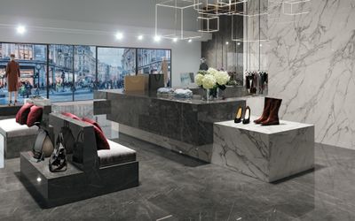 Grès cérame Marvel Grey Stone mat 60 x 120 cm - Atlas Concorde - 2ème choix · R10