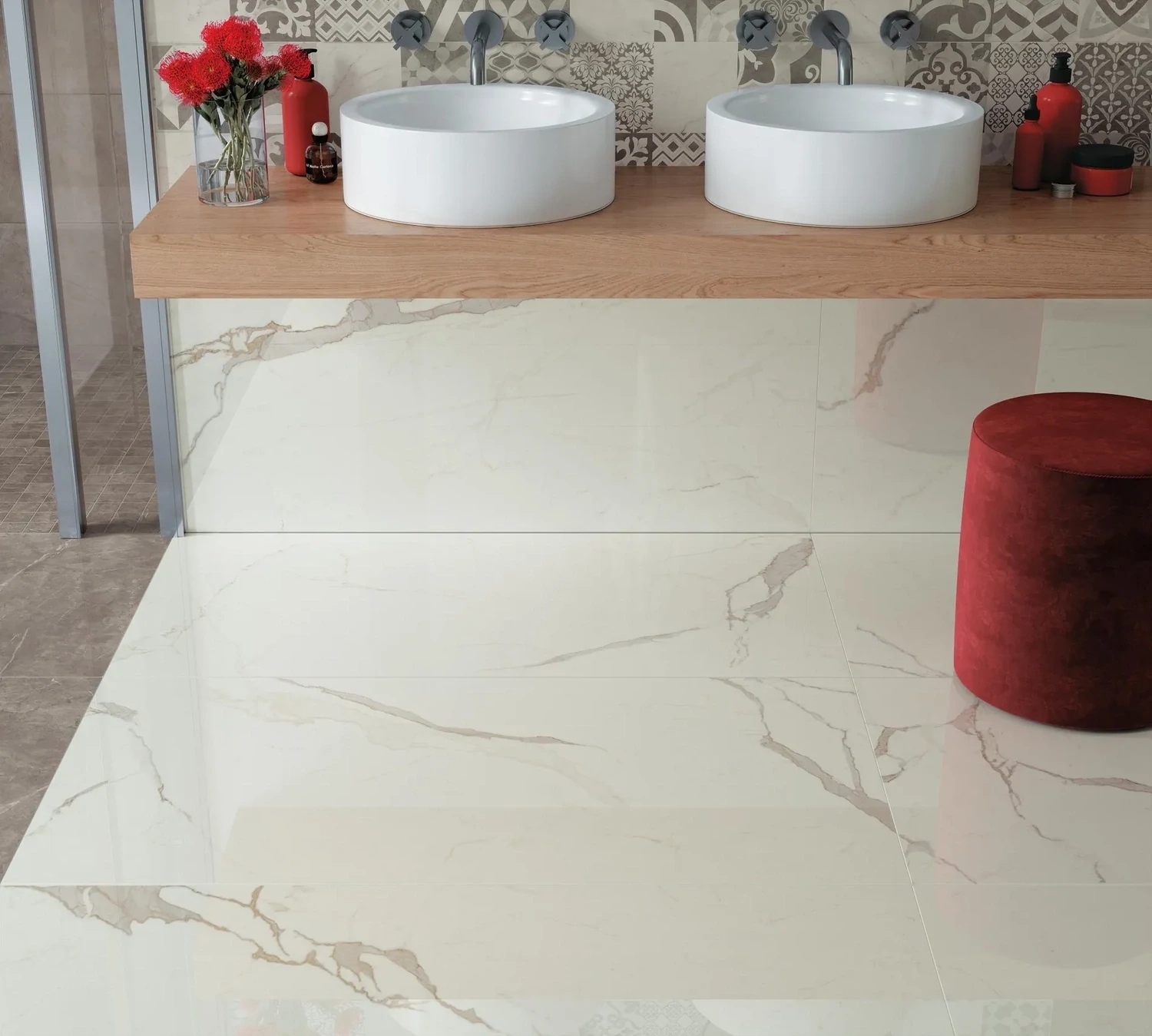 Grès cérame Exigo Calacatta mat 60 x 120 cm - Atlas Concorde Solution · R10