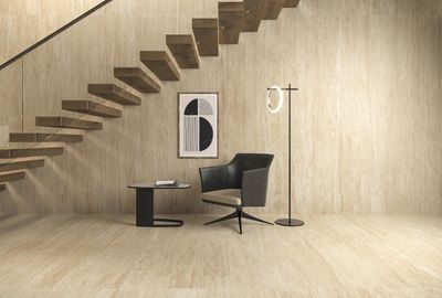 Grès cérame Marvel Travertine Sand Vein mat 60 x 120 cm (épaisseur 2 cm) - Atlas Concorde · R11