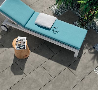 Grès cérame Impact Ash mat 60 x 120 cm - Atlas Concorde Solution · R10
