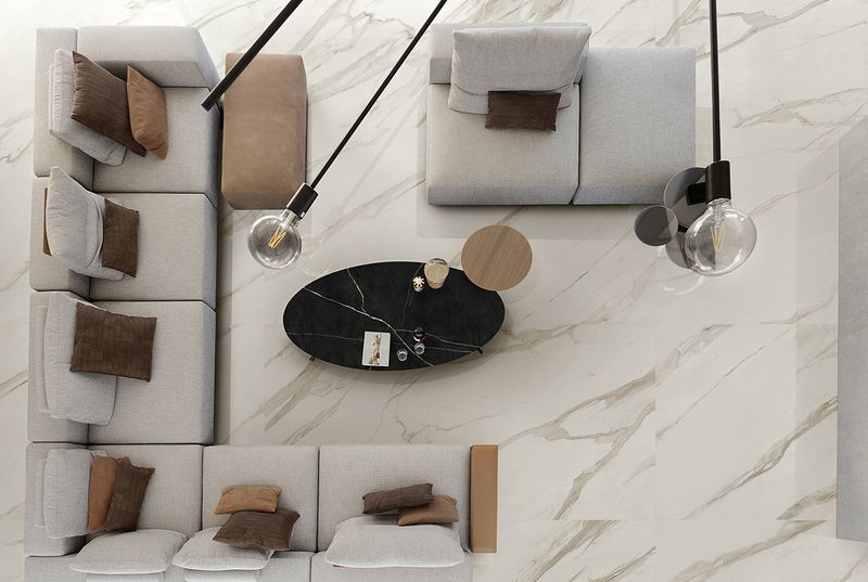 Grès cérame Marvel Meraviglia Calacatta Bernini mat 60 x 120 cm - Atlas Concorde · R10