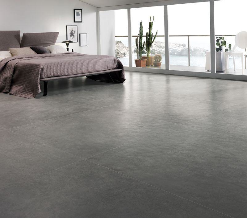 Grès cérame Concreta Grigio Scuro mat 30 x 60 cm - Tagina