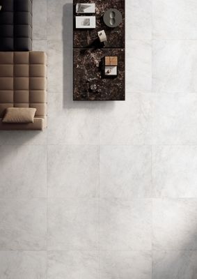 Grès cérame Pietra d’Orvieto Bianco mat 60 x 120 cm - Tagina · R10