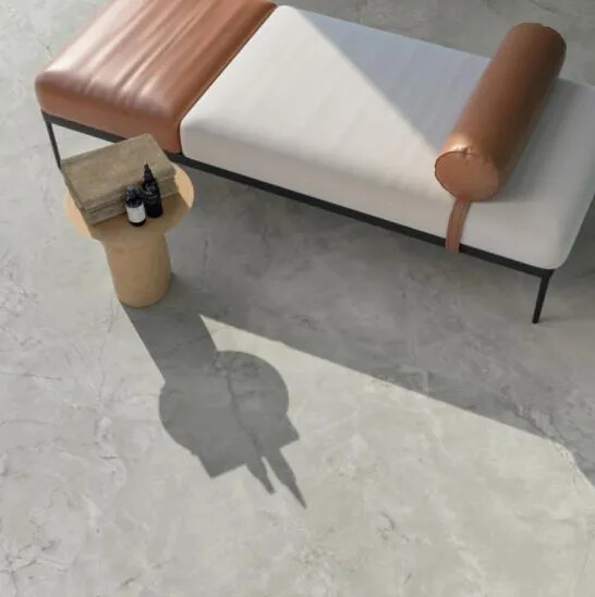 Grès cérame Marvel X Grey Cloud poli 120 x 240 cm - Atlas Concorde