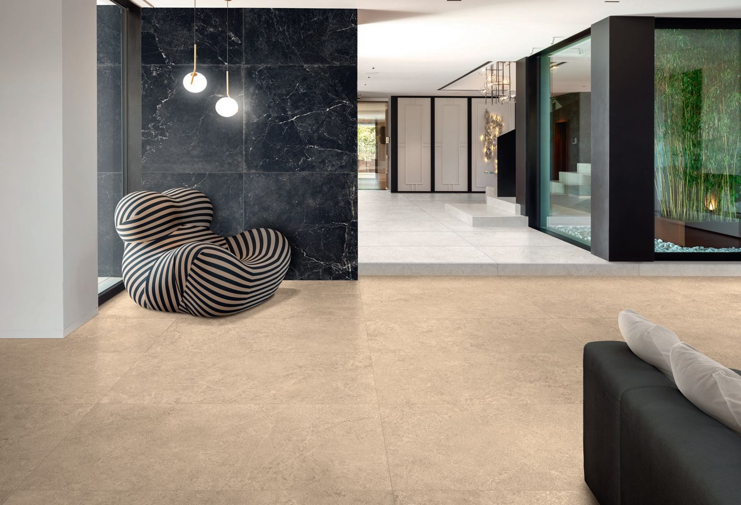 Grès cérame Pierre d’Avignon Beige mat 60 x 120 cm - Tagina · R10
