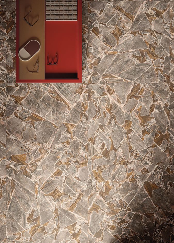 Grès cérame Luci D’oro Dorato soft 60 x 120 cm - Tagina