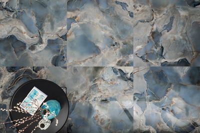 Grès cérame Onice Reale Oceano poli 60 x 120 cm - Tagina - 2ème choix