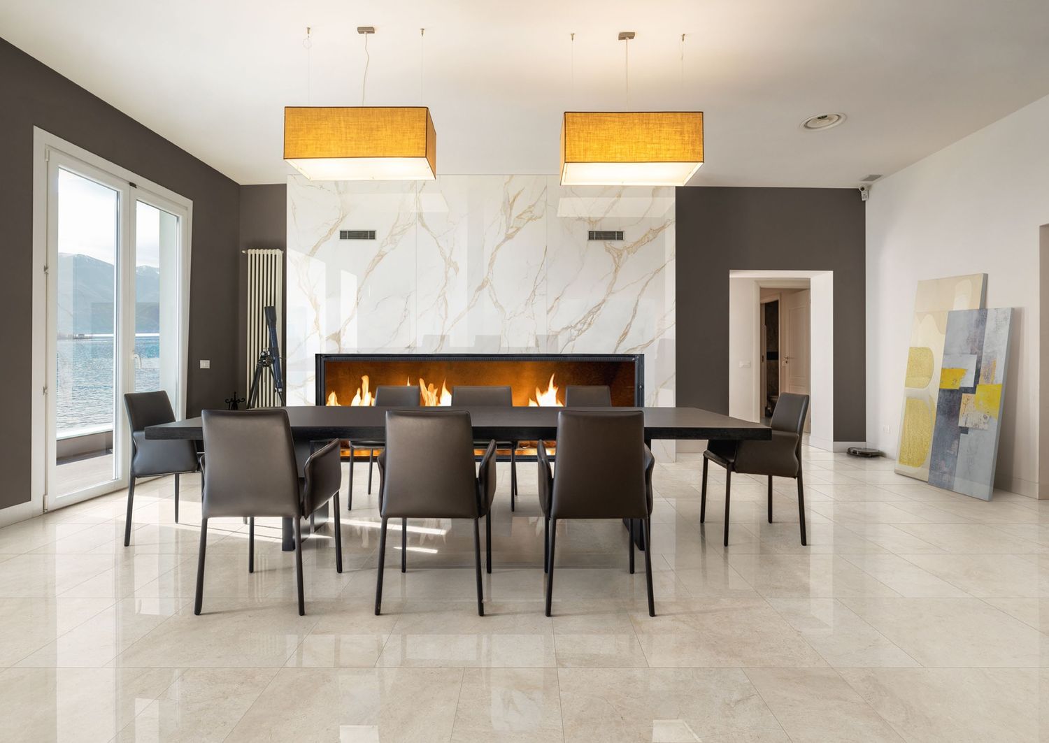Grès cérame Pietra d’Orvieto Beige poli 60 x 120 cm - Tagina