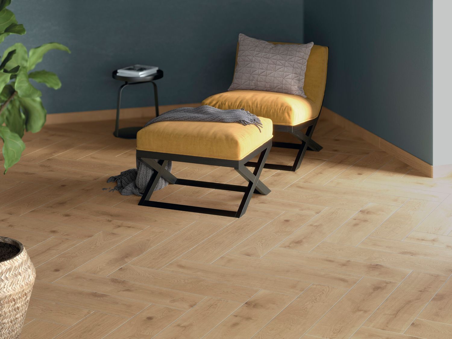 Grès cérame Cifre Ceramica Vermont Oak mat R9 20 x 120 cm, rectifié