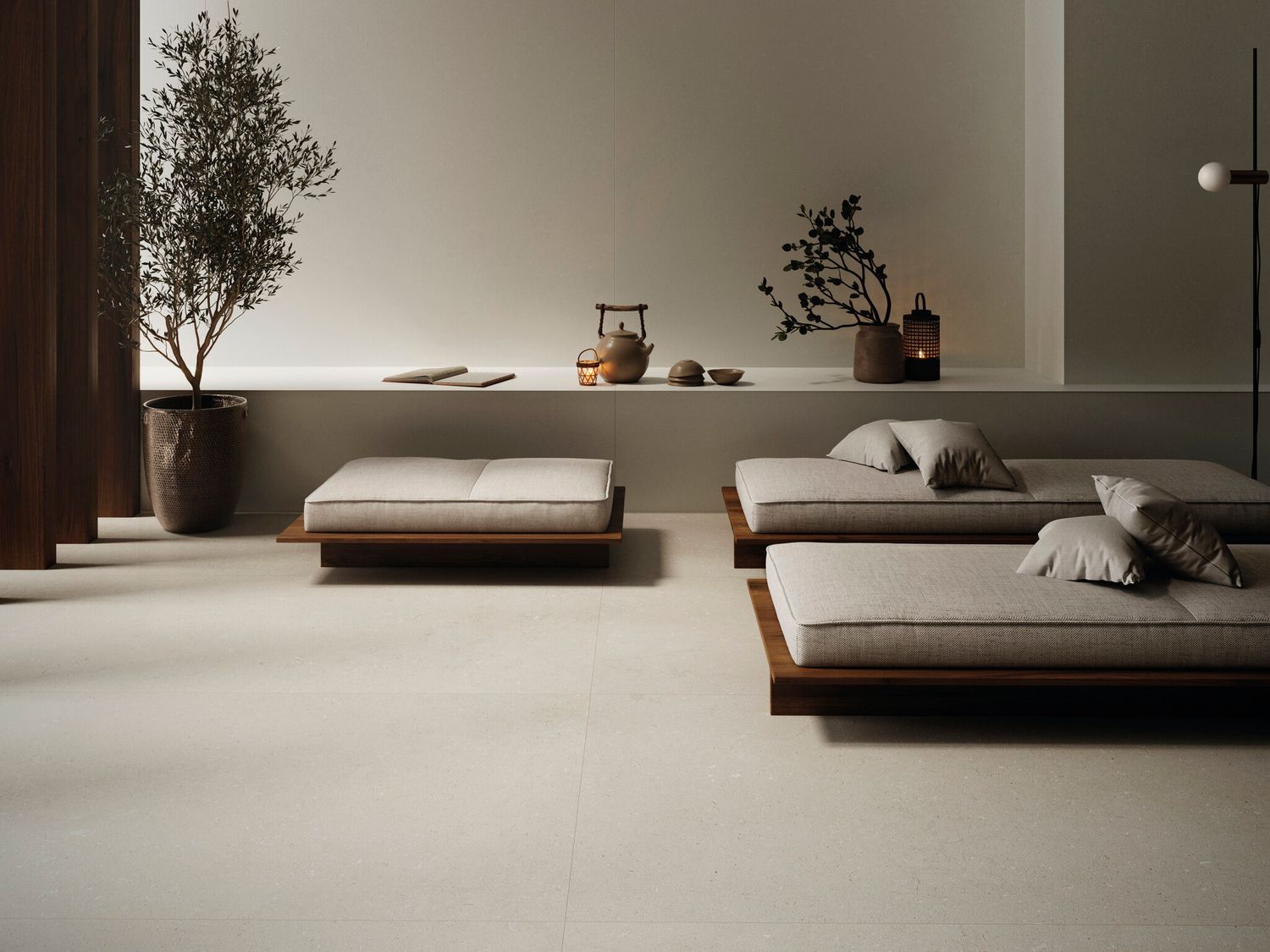 Grès cérame Cifre Ceramica Rift Ivory mat 60 x 120 cm, rectifié
