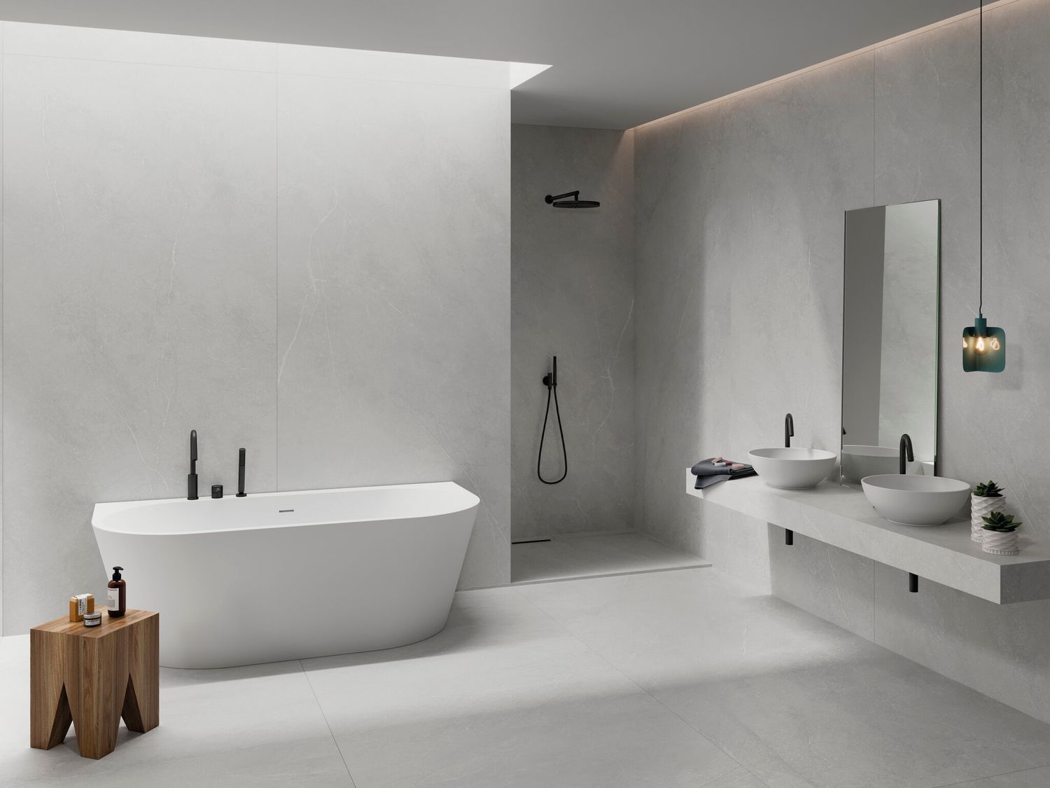 Grès cérame Munich White mat 60 x 120 cm - Cifre Ceramica · R9