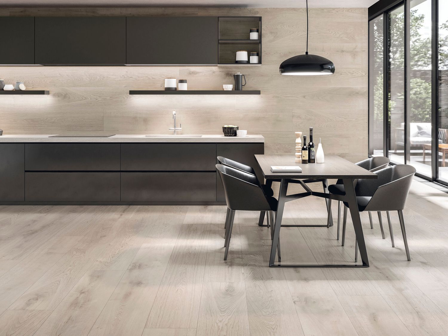 Grès cérame Vermont Maple mat 20 x 120 cm - Cifre Ceramica · R9