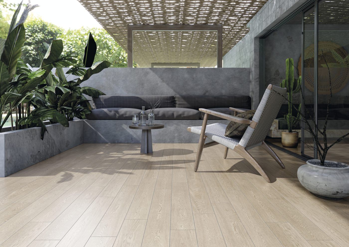 Grès cérame Heartwood Maple mat 20 x 120 cm - Cifre Ceramica · R9