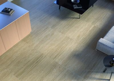 Grès cérame Liceo Travertin Beige mat 60 x 120 cm - Cifre Ceramica