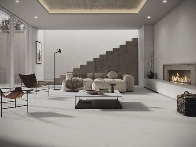 Grès cérame Cronos Ivory mat 60 x 120 cm - Cifre Ceramica